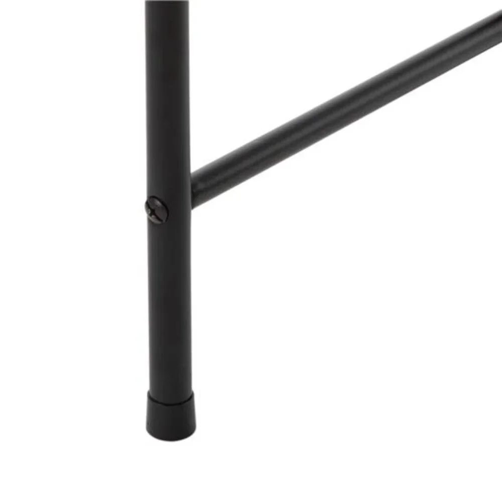 3-Shelf over the Toilet Steel Wall Mount Storage Shelf Unit, Black,